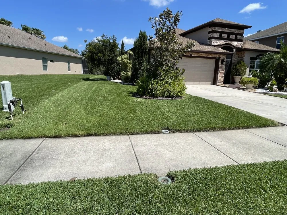 Professional outdoor landscaping for residential properties across Bradenton, FL - Cruz Lawn Service