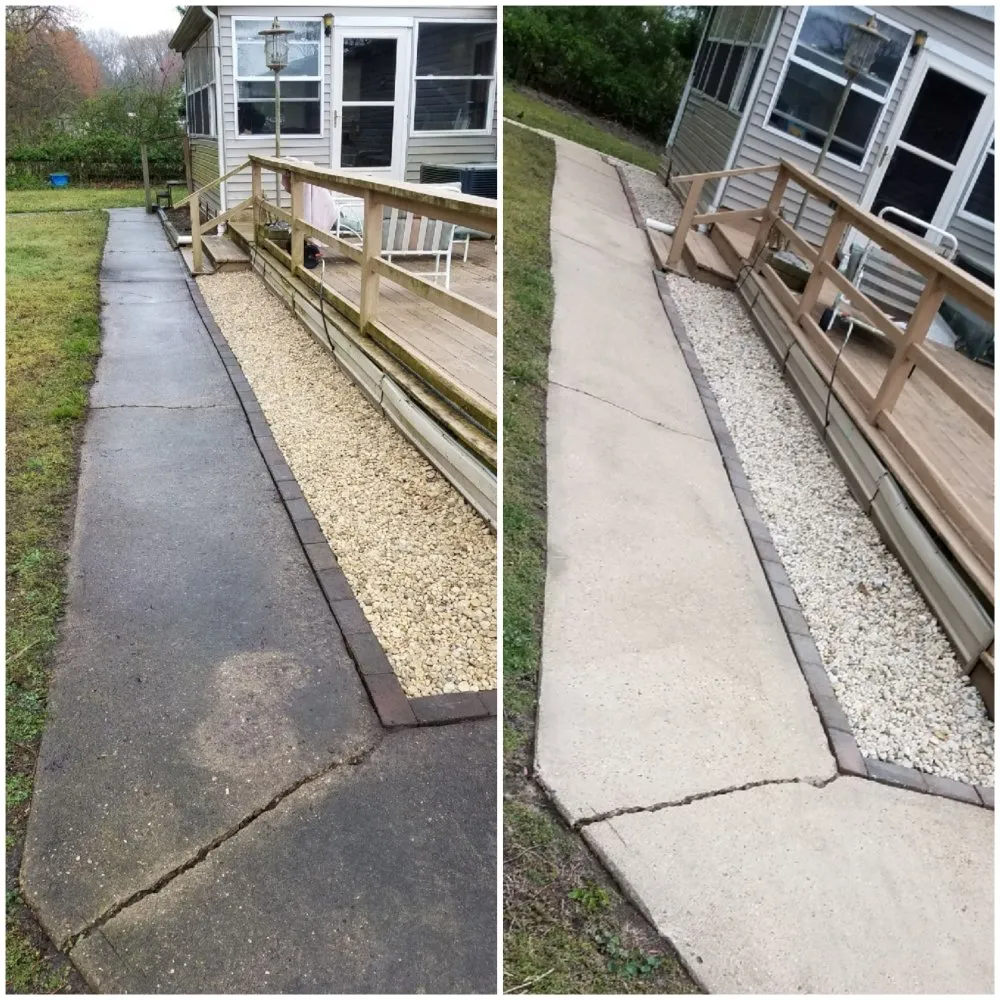 Local yard cleanup service for residential properties in Ellendale, DE by Cruz Lawn Services