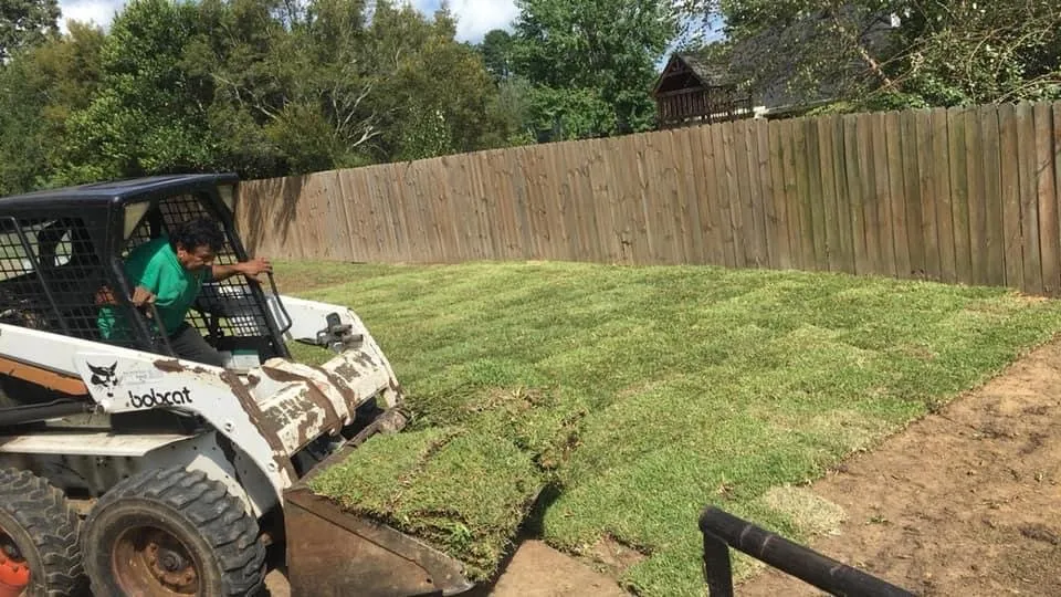Custom outdoor landscaping for outdoor upgrades in Longview, TX by Cruz Rodriguez Tree Service