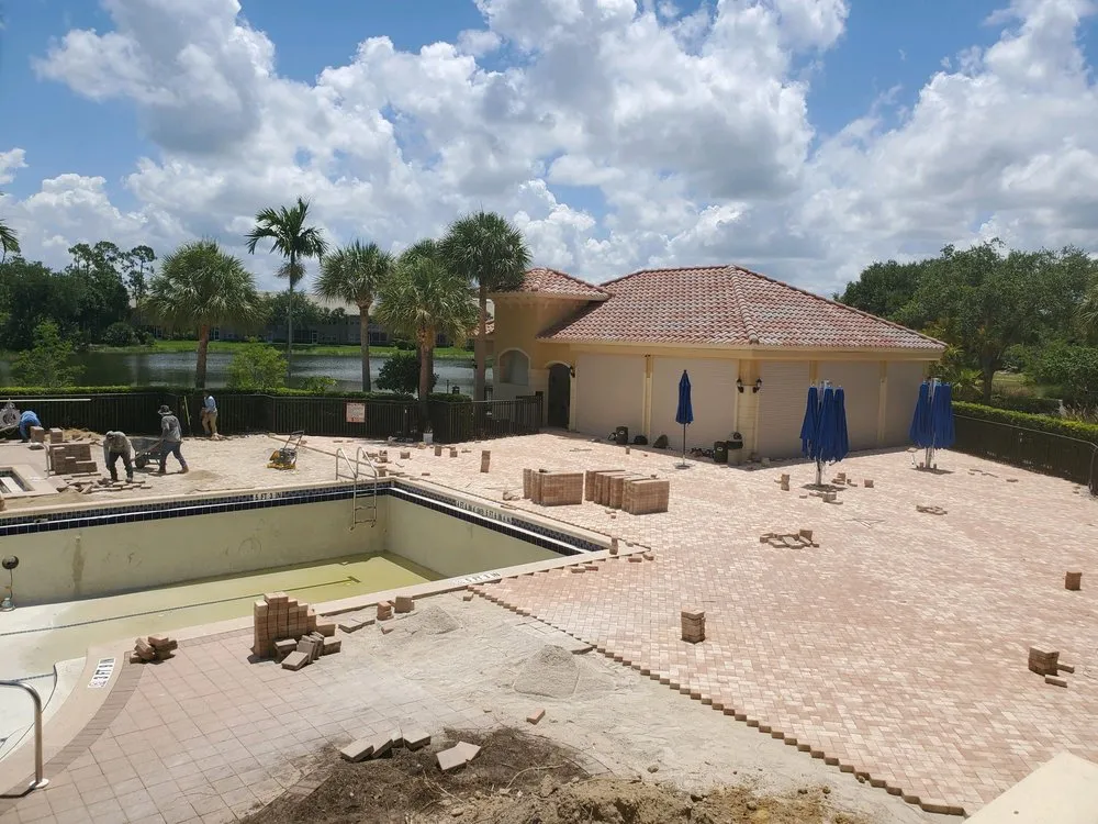 Professional lawn mowing service for homes in Naples, FL by Cruz Ventura Pavers & Landscaping