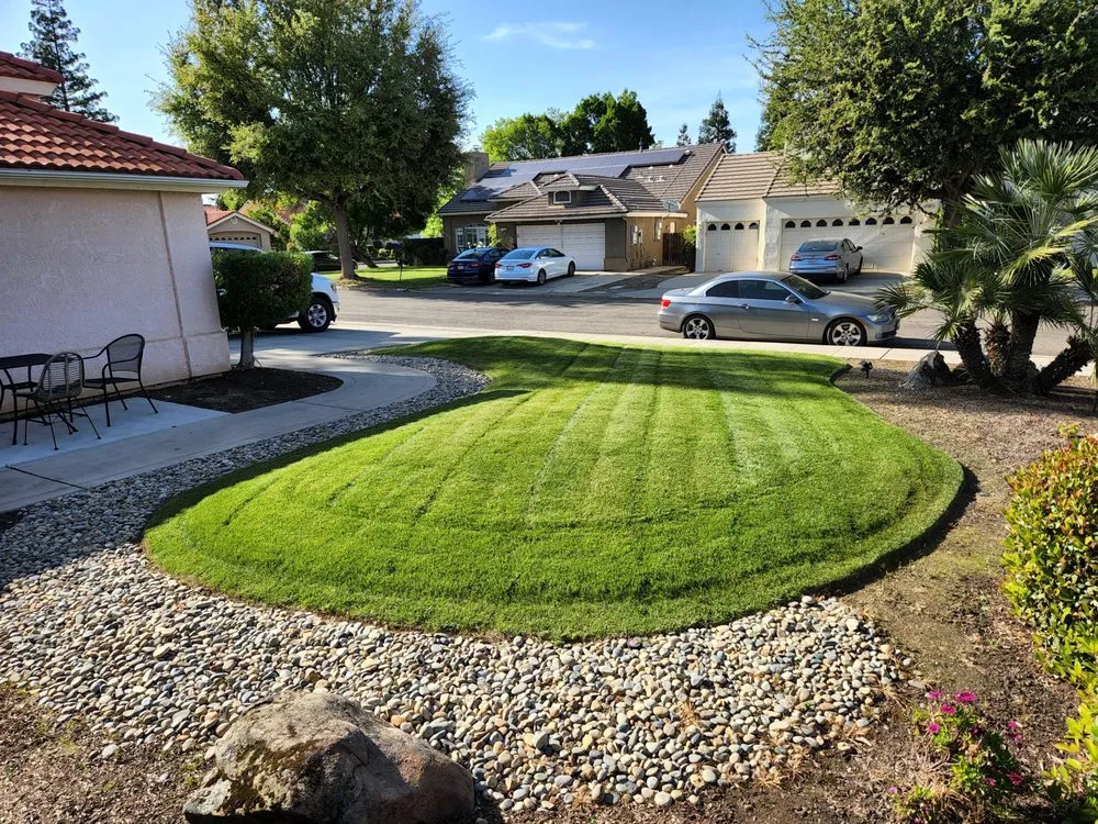 Professional lawn mowing service for outdoor upgrades across Fresno, CA - Cruz Yard Maintenance