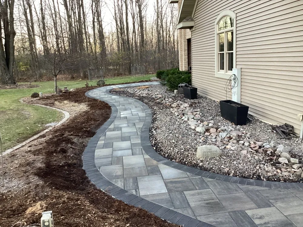 Professional garden landscaping in Abbotsford, WI by Cruz’s Landscaping And Excavating