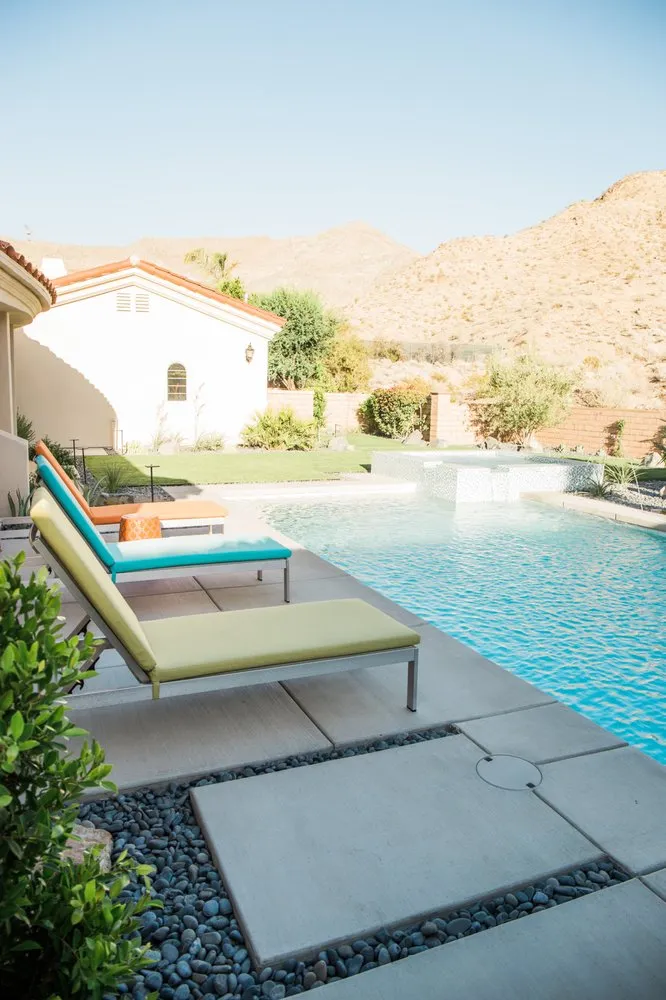 Custom landscaping services for year-round maintenance in Thousand Palms, CA by Crystal Blue Pools and Patios
