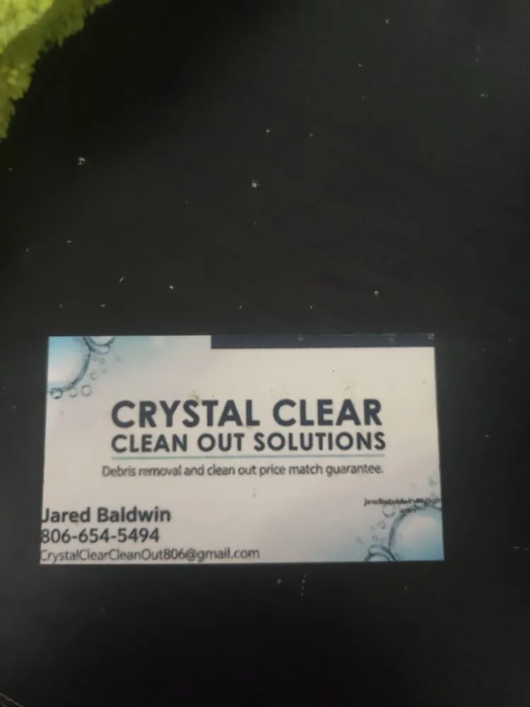 Local yard maintenance experts serving Amarillo, TX - Crystal Clear Clean Out Solutions