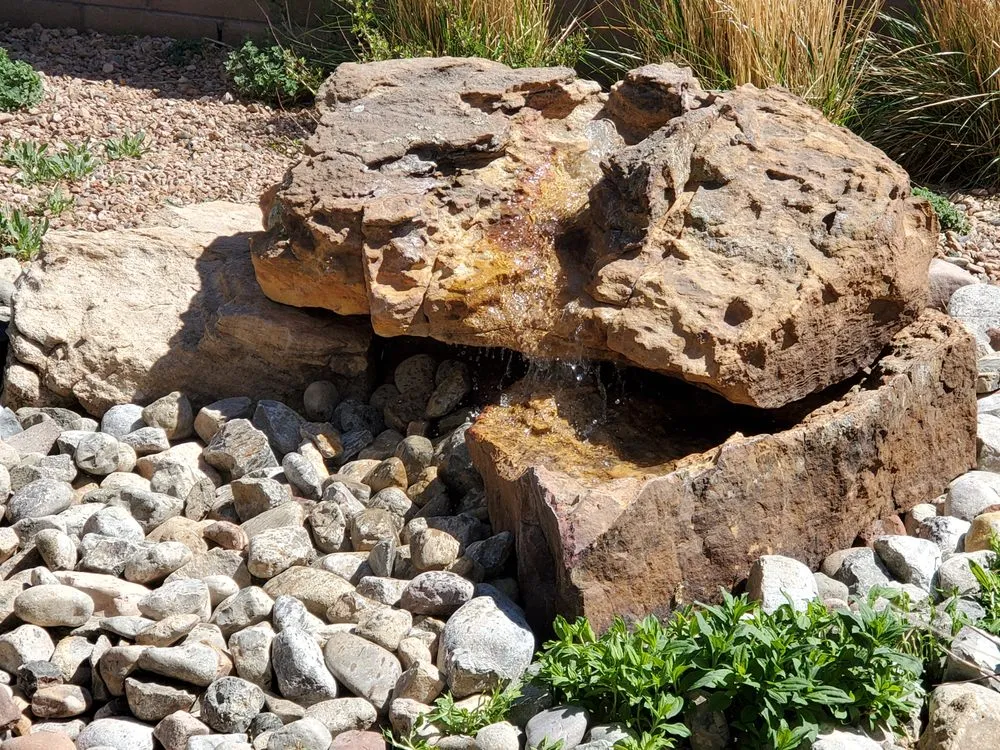 Custom landscape design near you in Albuquerque, NM by Crystal Clear Fountain Solutions