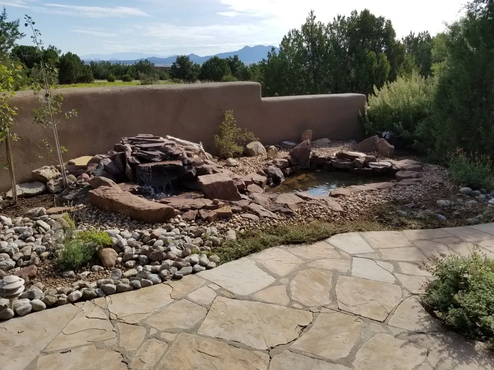 Top-rated landscape installation with custom design across Albuquerque, NM - Crystal Clear Fountain Solutions