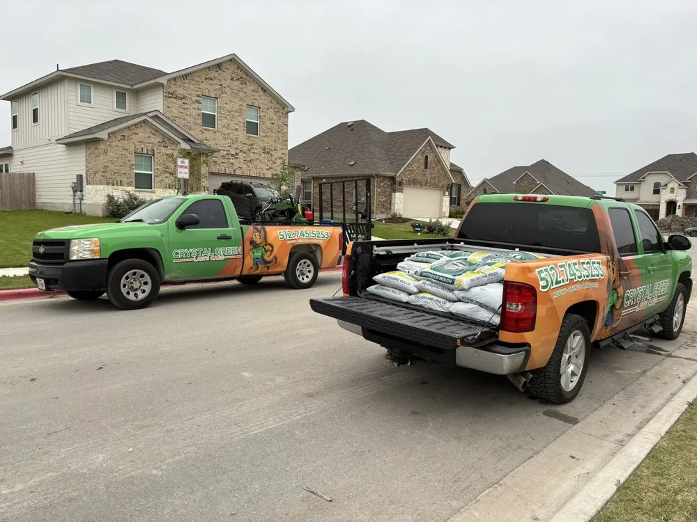 Professional landscape design for year-round maintenance in Taylor, TX by Crystal Green Lawn Care