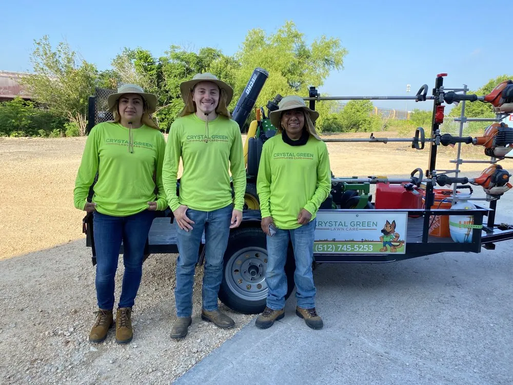 Professional lawn care service in Taylor, TX by Crystal Green Lawn Care