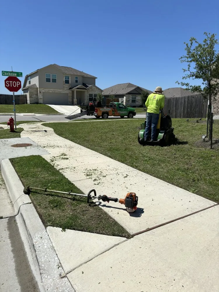 Affordable landscaping services in Taylor, TX by Crystal Green Lawn Care