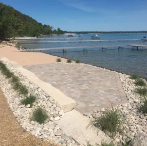 Professional garden landscaping for beautiful yards across Frankfort, MI - Crystal Resort Services