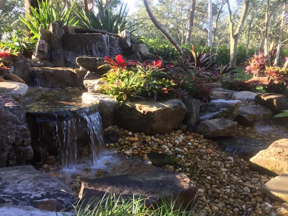 Expert landscape installation experts serving West Palm Beach, FL - Crystal Waterfalls