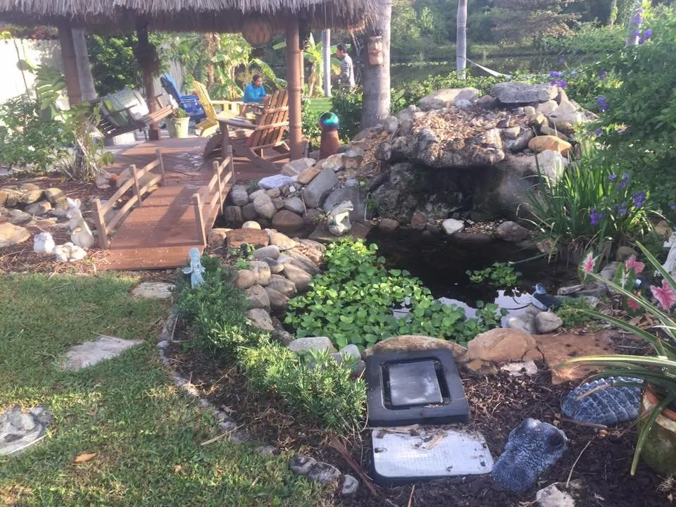 Custom landscaping services for homes across West Palm Beach, FL - Crystal Waterfalls