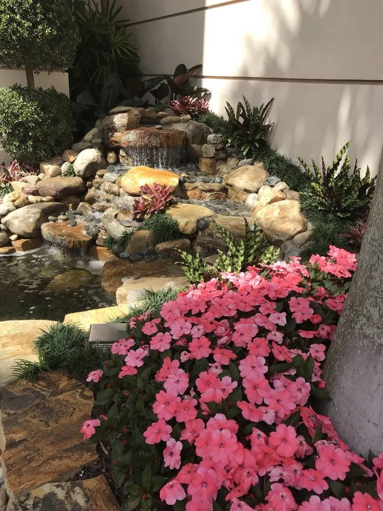 Reliable outdoor landscaping in West Palm Beach, FL - Crystal Waterfalls