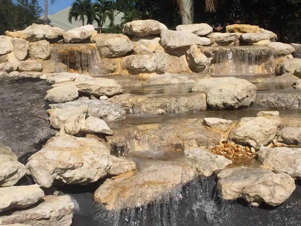 Top-rated yard maintenance in West Palm Beach, FL - Crystal Waterfalls