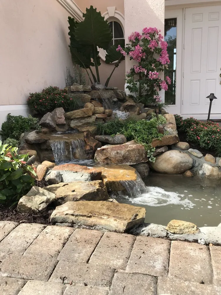 Custom yard cleanup service in West Palm Beach, FL by Crystal Waterfalls