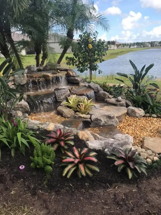 Local garden landscaping near you in West Palm Beach, FL by Crystal Waterfalls