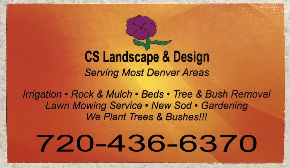 Expert garden landscaping with custom design in Denver, CO by CS Landscape & Design