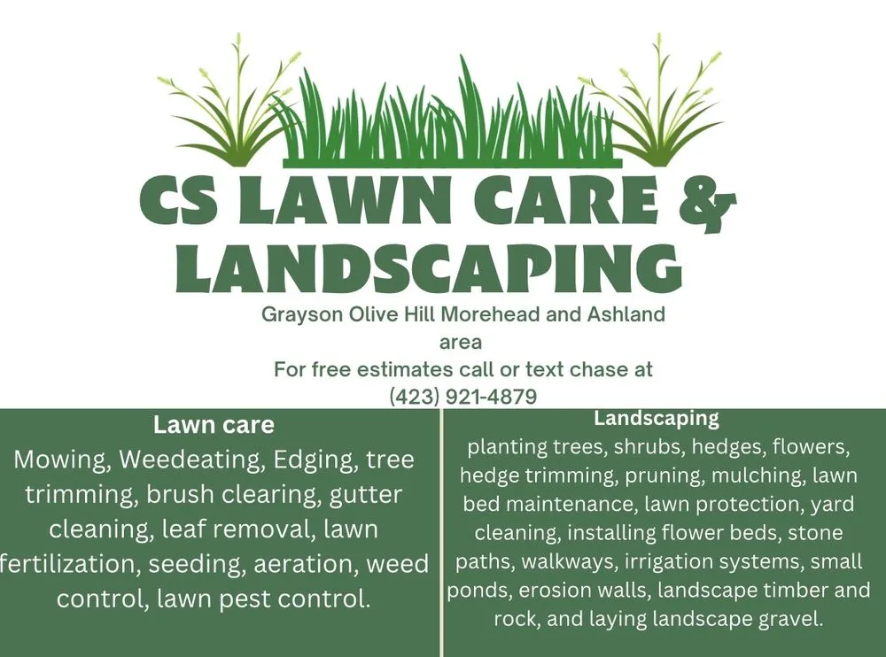 Local yard cleanup service in Olive Hill, KY by CS Lawn Care & Landscaping