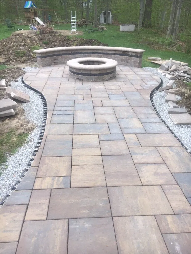 Professional outdoor landscaping in Wadsworth, OH by C&S Lawn Service and Landscape