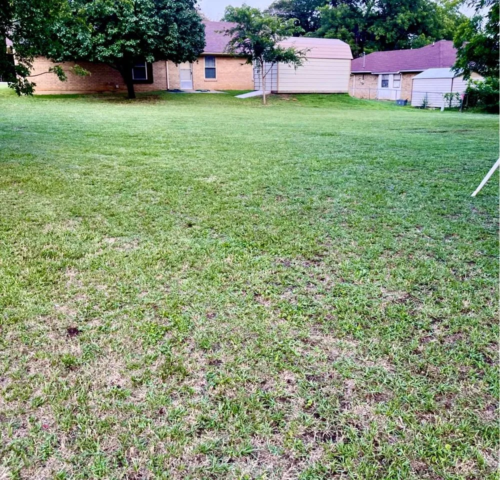 Custom landscape design in Keene, TX by C&S Mowing