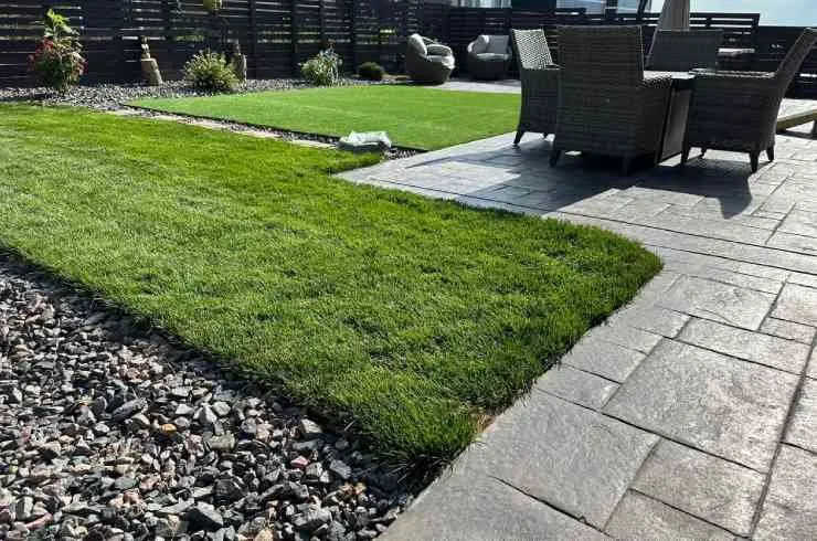 Local landscape installation for residential properties in Aurora, CO by C&S Security and Concrete