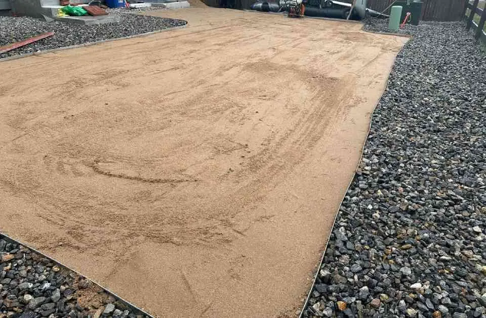 Custom landscaping services for residential properties in Aurora, CO by C&S Security and Concrete