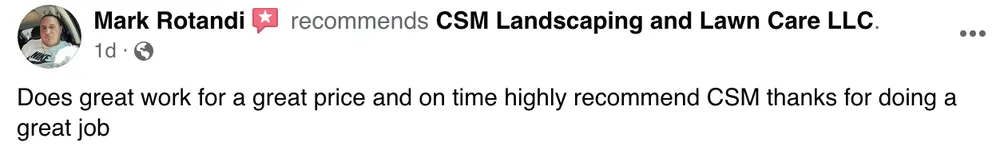 Trusted landscape design experts serving Norwood, PA - CSM Landscaping and Lawn Care