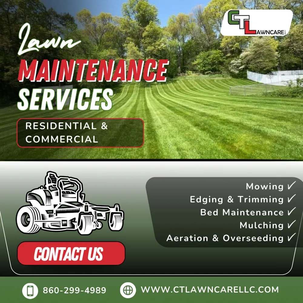 Expert outdoor landscaping with custom design in Suffield, CT by CT Lawncare