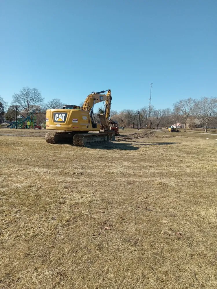 Expert landscape installation in Detroit, MI by CTC Heavy Equipment