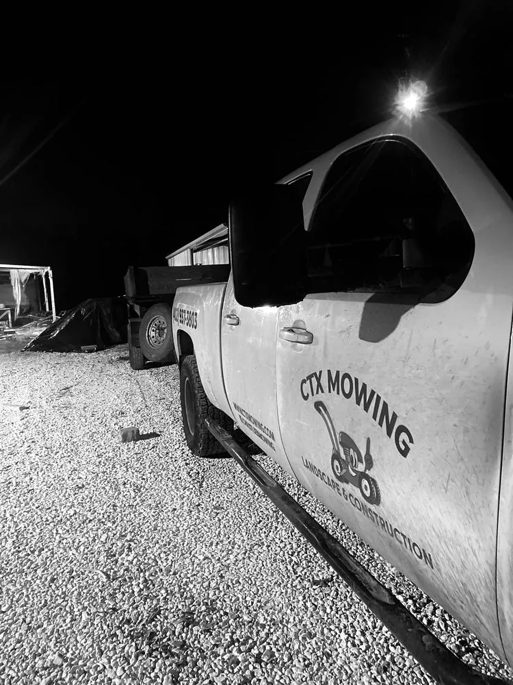 Custom residential landscaping with custom design in Georgetown, TX by CTX Mowing & Landscaping