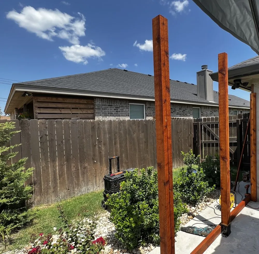 Custom residential landscaping for residential properties in Belton, TX by CTX Shade Sails