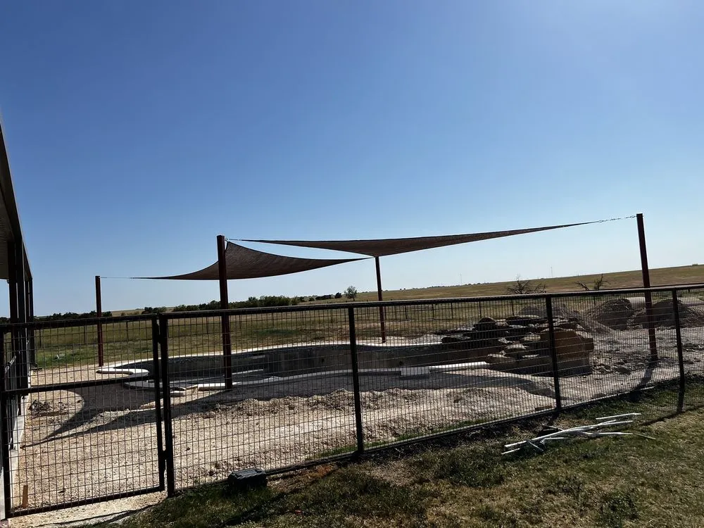 Reliable lawn care service with custom design in Belton, TX by CTX Shade Sails