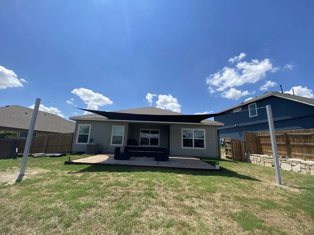 Professional garden landscaping in Belton, TX - CTX Shade Sails