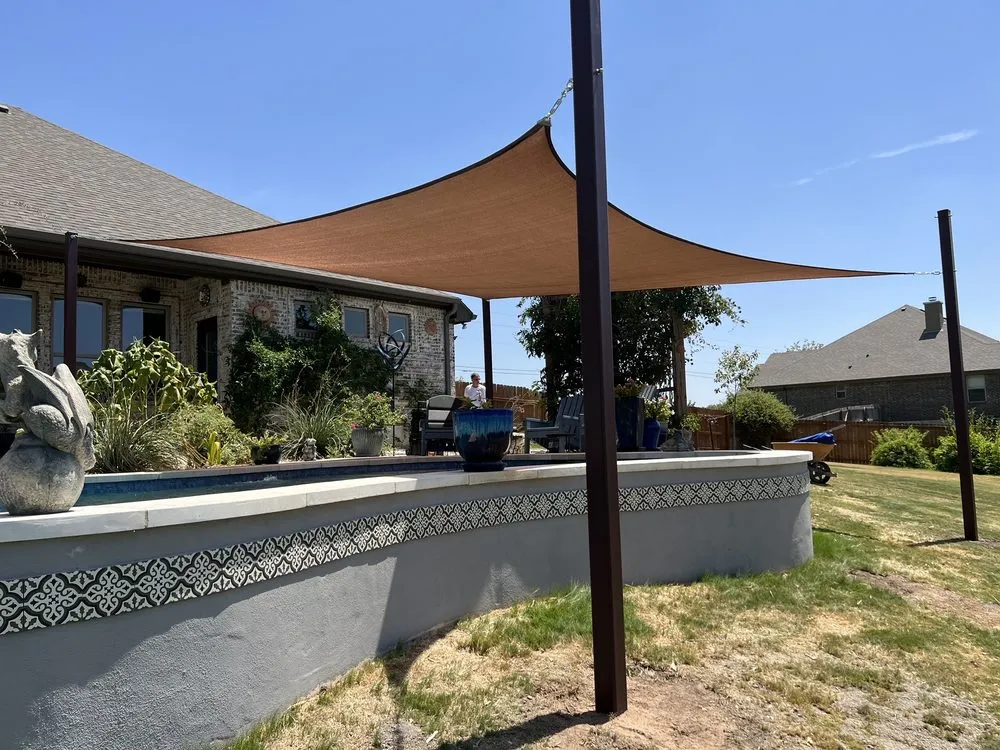 Custom residential landscaping experts serving Belton, TX - CTX Shade Sails