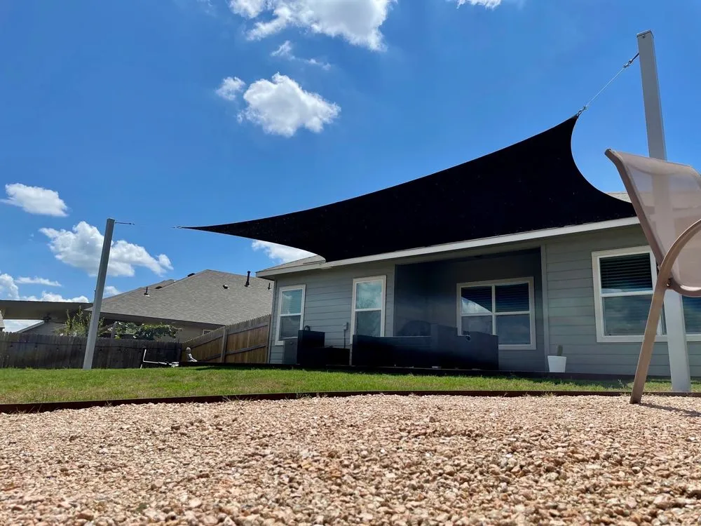 Professional yard cleanup service for residential properties in Belton, TX by CTX Shade Sails