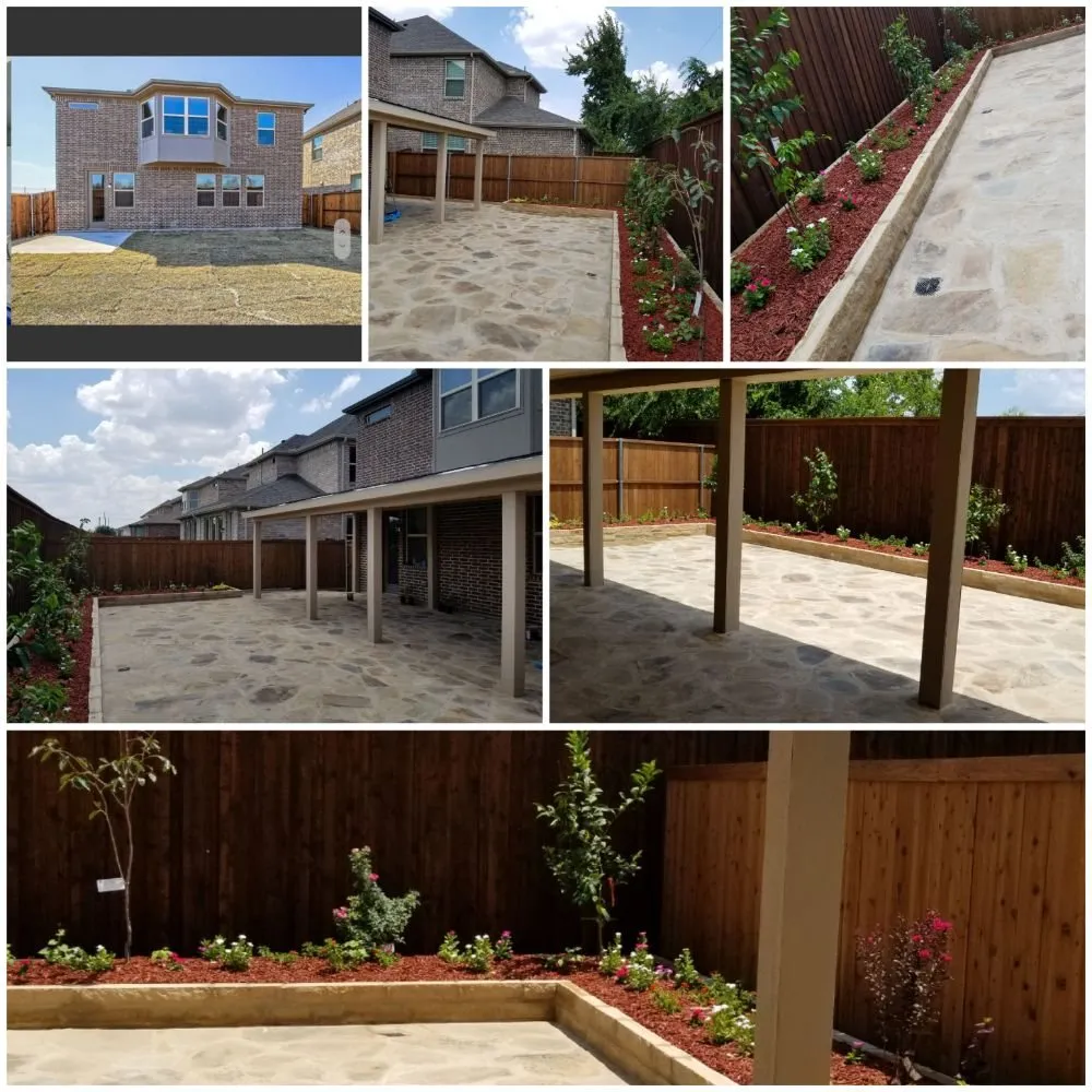 Custom lawn mowing service in Dallas, TX by Cuevas Landscaping & Concrete