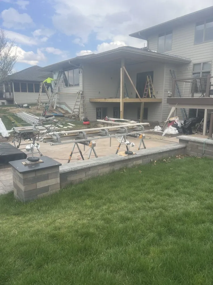 Custom residential landscaping in Janesville, WI by Cullen Maintenance Services