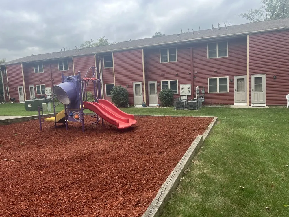 Custom outdoor landscaping in Janesville, WI by Cullen Maintenance Services