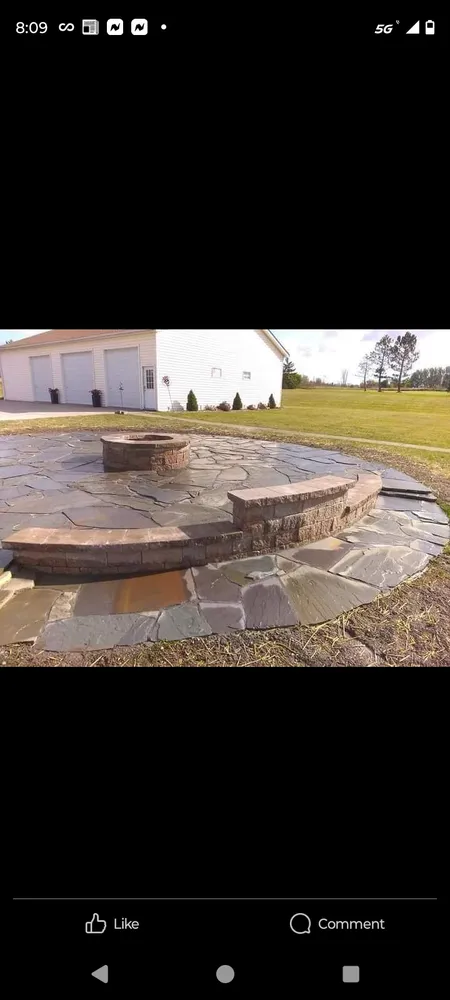 Professional garden landscaping for homes in Depew, NY by Cultured Landscaping