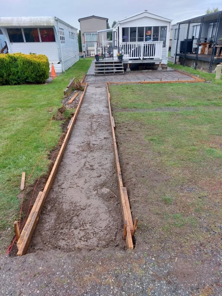 Professional yard cleanup service in Lynden, WA by Cummings Concrete