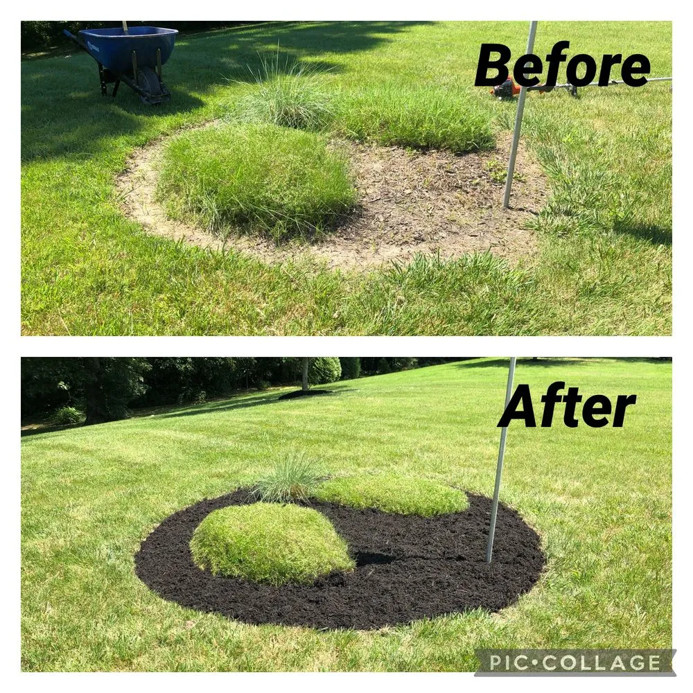 Local landscape installation with custom design in Hopkinsville, KY by Cummings Lawn Care