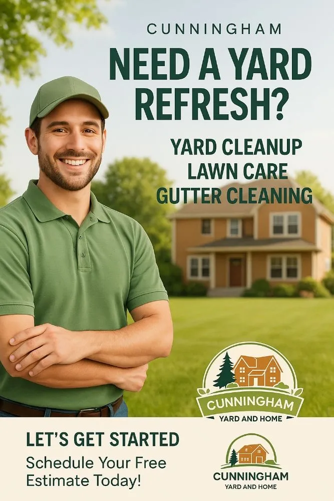 Top-rated yard cleanup service in Cartersville, GA by Cunningham Yard and Home