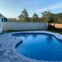 Professional landscape installation for homes in New Smyrna Beach, FL by Cunningham's Lawn & Landscaping