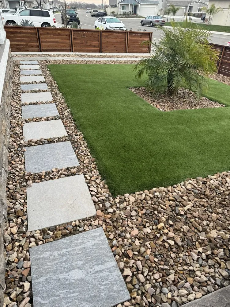 Local landscape installation in Escalon, CA by Curb A Lawn