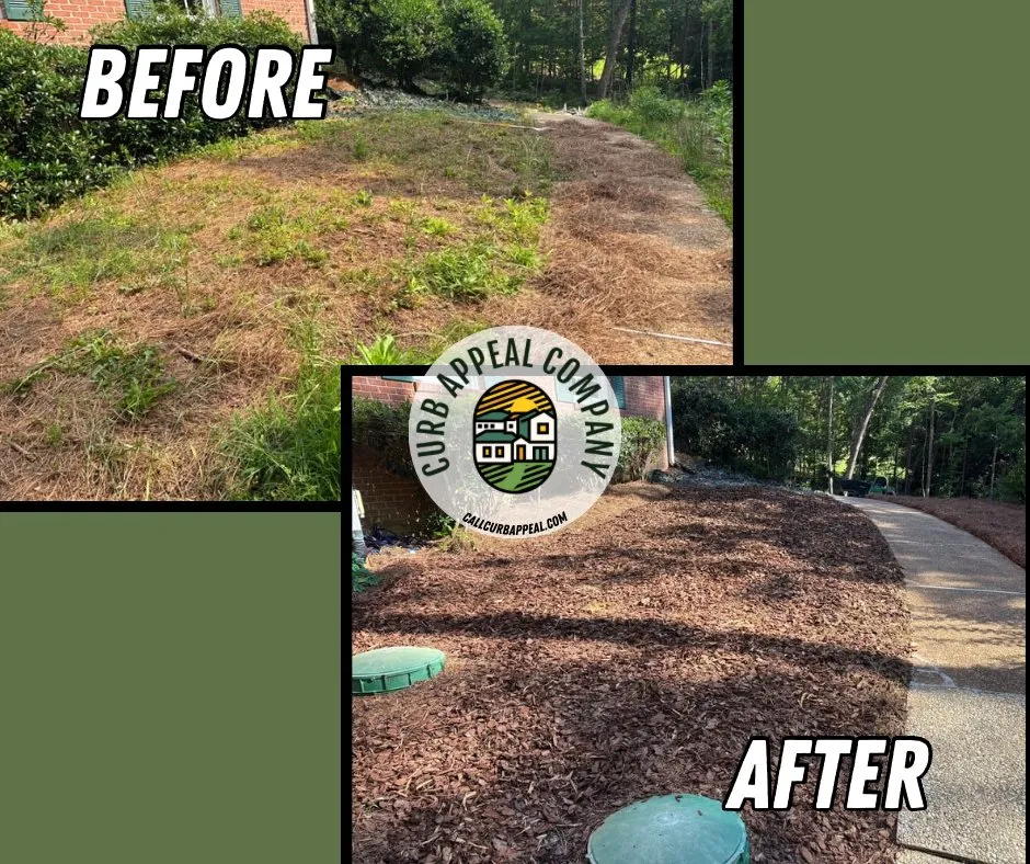 Affordable landscape installation in Attalla, AL by Curb Appeal