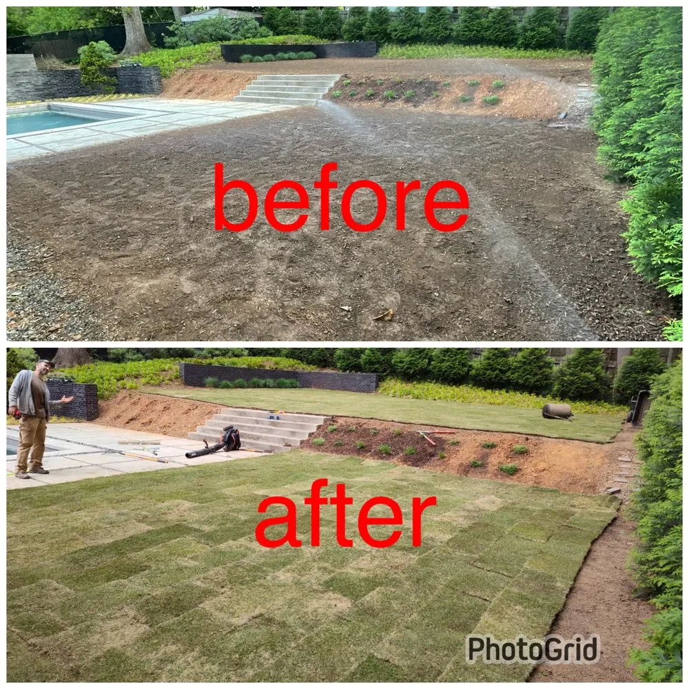 Custom lawn care service in Atlanta, GA by Curb Appeal Landscaping & Lawncare