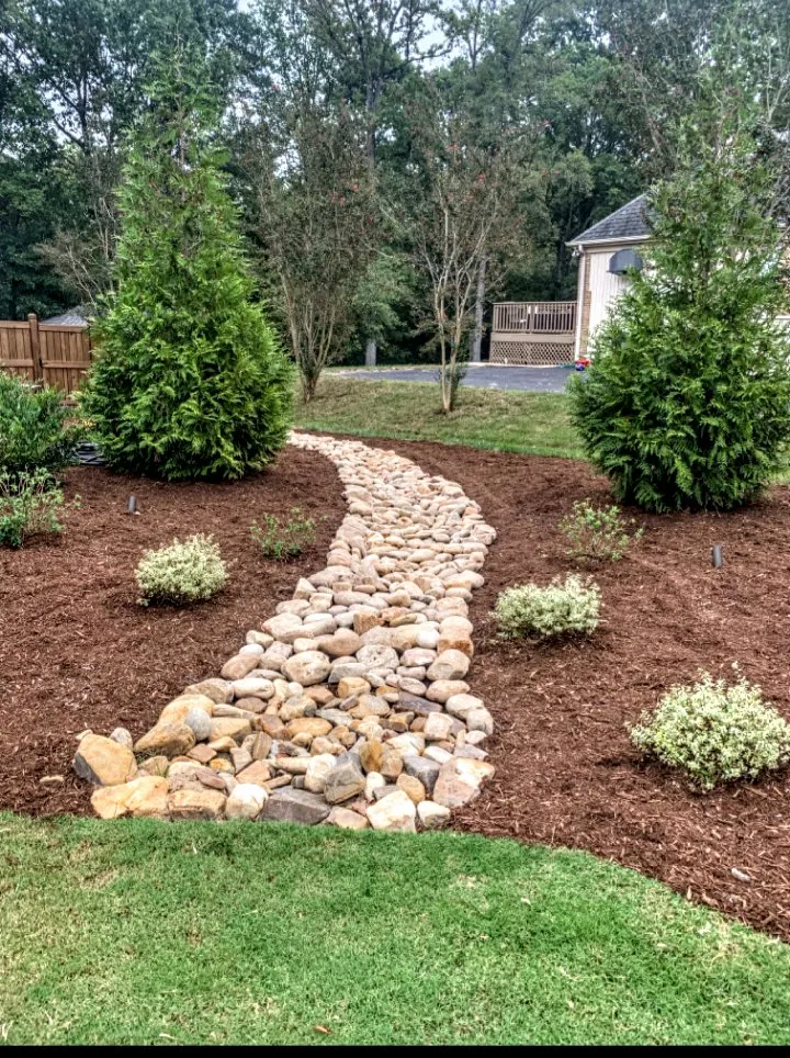 Affordable landscape installation in Charlotte, NC by Curb Appeal Landscaping