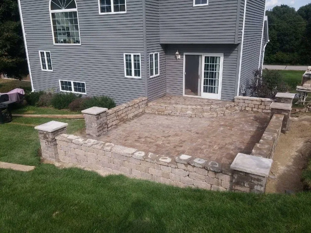 Local landscape design with custom design in Hartford, WI by Curb Appeal Lawn Care & Landscaping