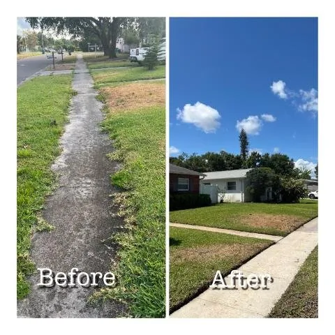 Local landscape installation in Cocoa, FL by Curb Appeal Masters