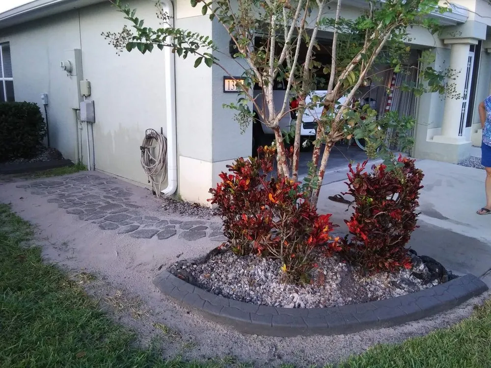 Custom landscaping services for homes in Palm Bay, FL by Curb Appeal Of Brevard